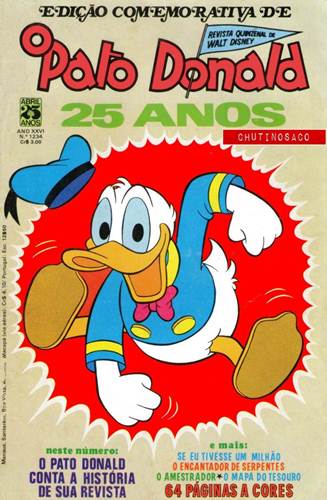Download de Revista  Pato Donald - 1234 : 25 anos da Revista