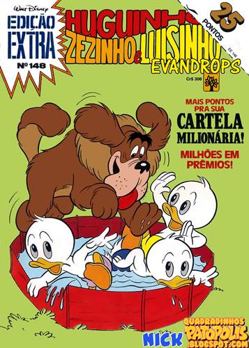 Download de Revista  Edição Extra - 148 : Huguinho, Zezinho e Luisinho