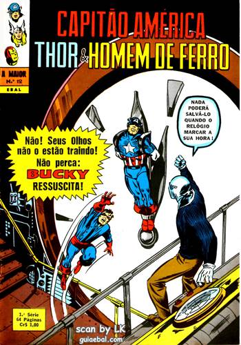 Download de Revista  Capitão América, Thor e Homem de Ferro (A Maior - série 1) - 12