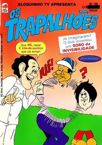 Download de Revista  Os Trapalhões (Bloch) - 59