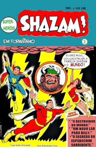 Download de Revista  Shazam (Super Heróis em Formatinho) - 03