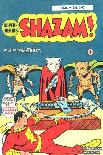 Download de Revista  Shazam (Super Heróis em Formatinho) - 04