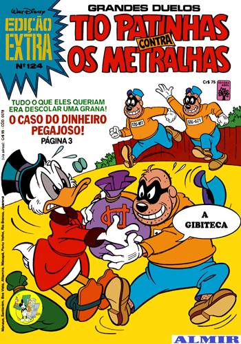 Download de Revista  Edição Extra - 124 : Grandes Duelos - Tio Patinhas contra os Metralhas