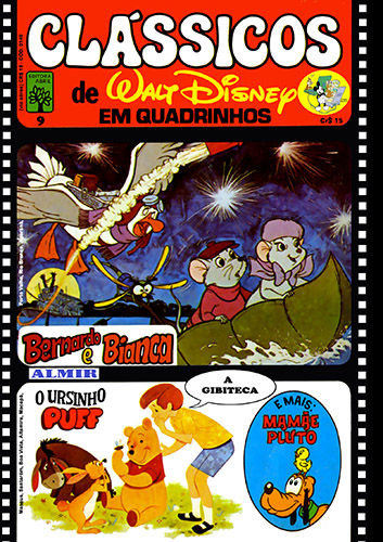Download de Revista  Clássicos de Walt Disney em Quadrinhos (1978-80) - 09 : Bernardo e Bianca / Ursinho Puff / Mamãe Pluto