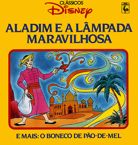 Download de Revista  Clássicos Disney (Nova Cultural) - 25 : Aladim e a Lâmpada Maravilhosa & O Boneco de Pão-de-Mel