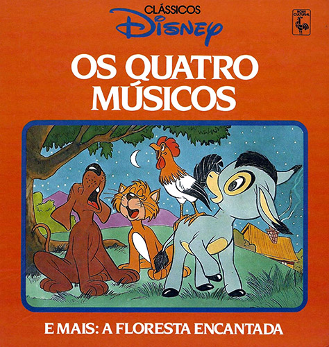 A capa de um antigo livro na floresta encantada