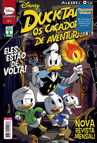 Download de Revista  DuckTales Os Caçadores de Aventuras (Abril, série 2) - 01