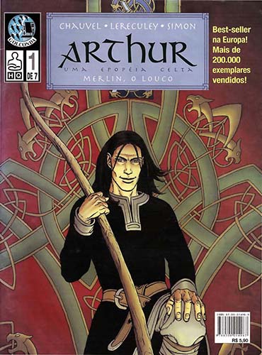 Download de Revista  Arthur, Uma Epopeia Celta (Ediouro) 01 - Merlin, o Louco