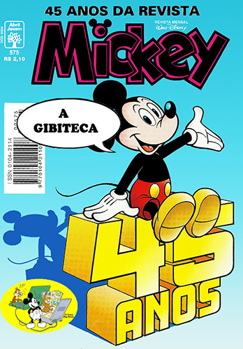 Download de Revista  Mickey - 575 : 45 Anos da Revista
