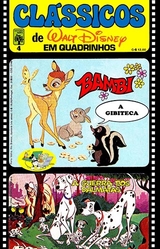 Download de Revista  Clássicos de Walt Disney em Quadrinhos (1978-80) - 04 : Bambi / A Guerra dos Dálmatas