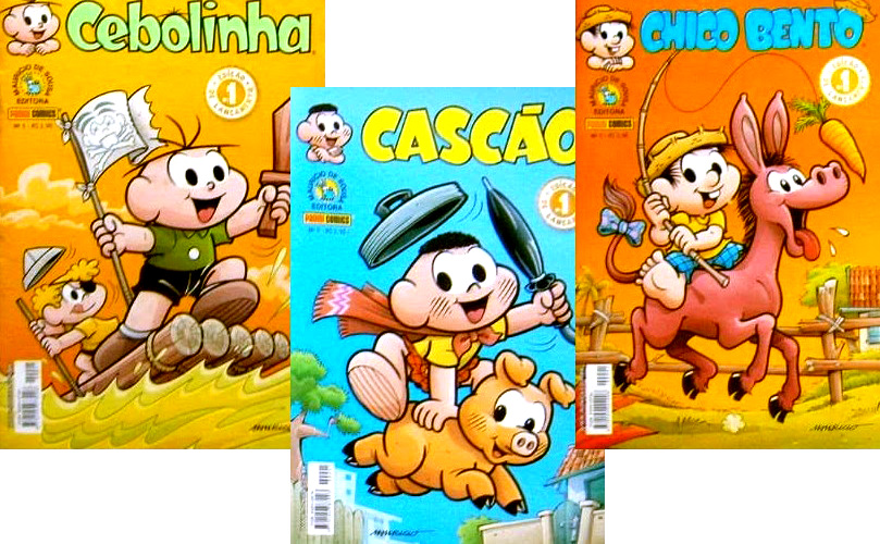 Download de Revistas  Turma da Mônica (Ed. Panini - Cascão, Cebolinha e Chico Bento)