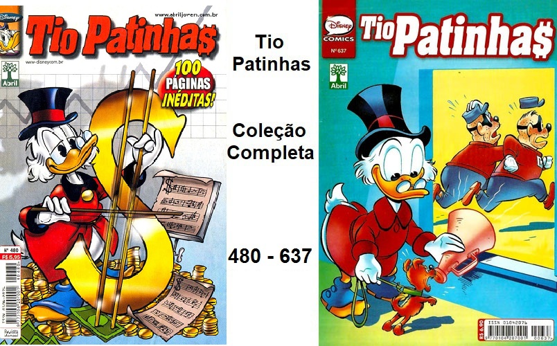 Download de Revistas  Tio Patinhas - Coleção Completa (480 ao 637)