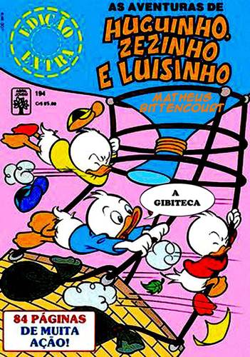 Download de Revista  Edição Extra - 194 : As Aventuras de Huguinho, Zezinho e Luisinho