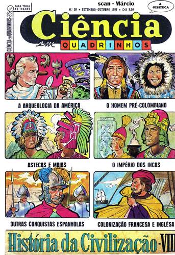 Download de Revista  Ciência em Quadrinhos (Ebal, série 1) 26 - História da Civilização VIII