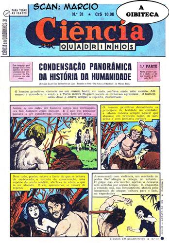 Download de Revista  Ciência em Quadrinhos (Ebal, série 1) 31 - História da Humanidade