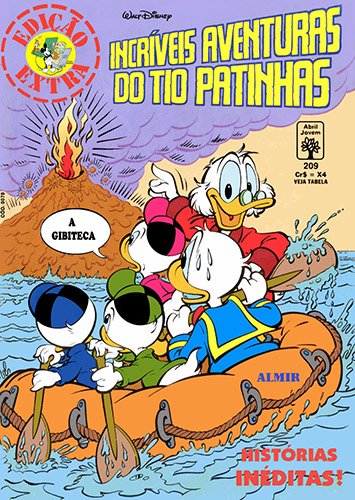 Download de Revista  Edição Extra - 209 : Incríveis Aventuras do Tio Patinhas