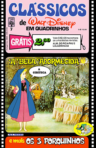 Download de Revista  Clássicos de Walt Disney em Quadrinhos (1978-80) - 07 : A Bela Adormecida / Os 3 Porquinhos