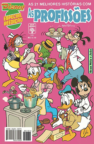 Download de Revista  Disney Especial Reedição - 101 (NC) : As Profissões